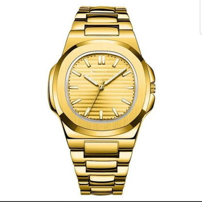 Men Square Watch With Chain Strap