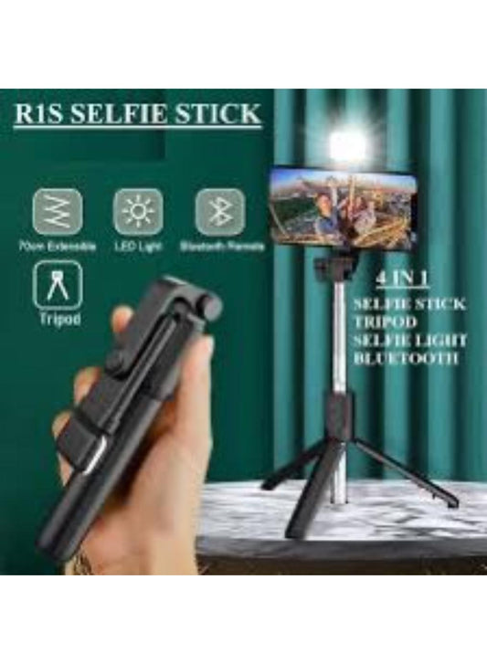 Selfie Stick With LED Light