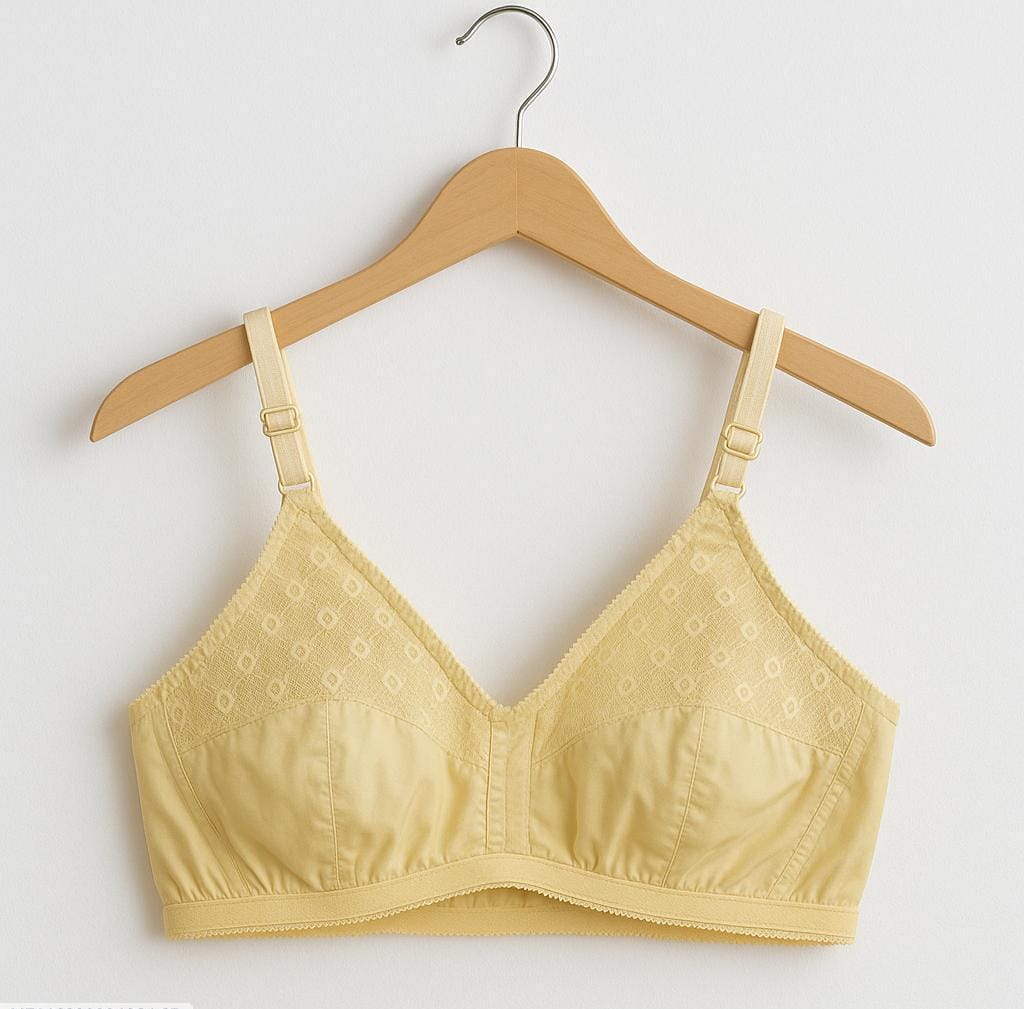 Cotton comfortable non padded bra