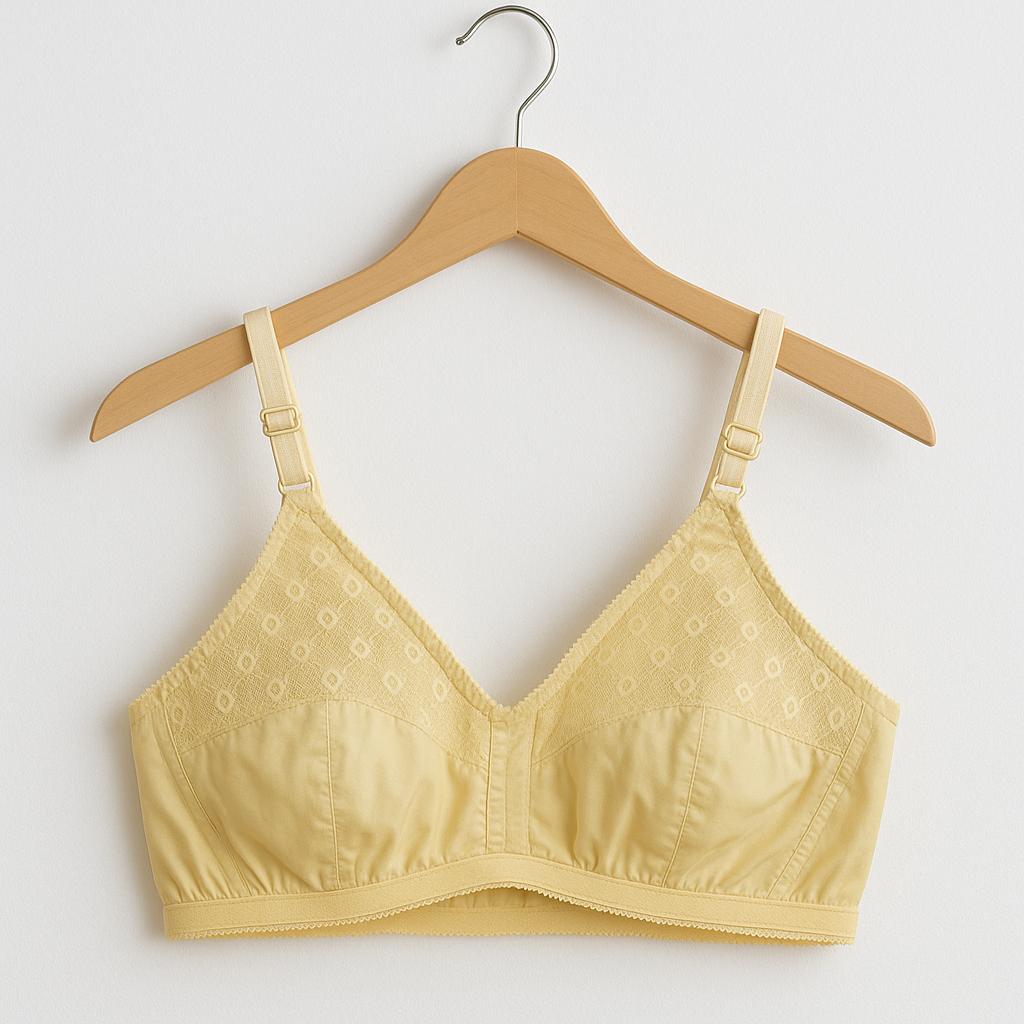 Cotton comfortable non padded bra