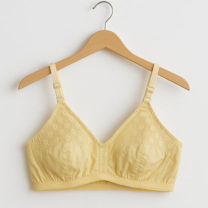 Cotton comfortable non padded bra